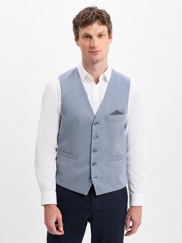 Finshley & Harding Anzugweste 'Max' in Blau: Vorderseite