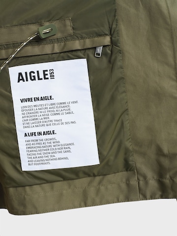 Parka di mezza stagione di AIGLE in verde: frontale