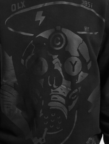 Sweat-shirt DEF en noir