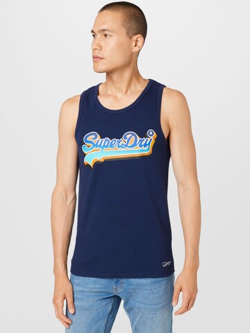 Superdry - Camiseta en azul: frente