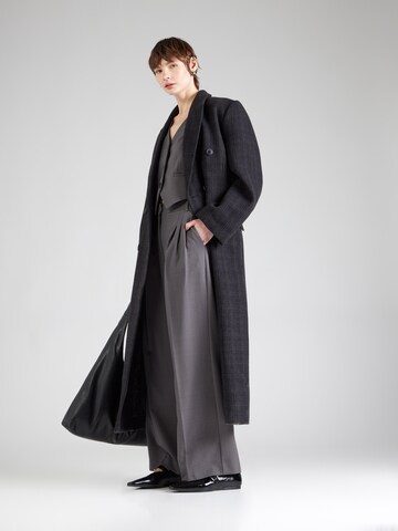co'couture Wide leg Pleat-front trousers in Grey