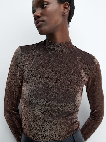 MANGO Koszulka 'XMERI' w kolorze brązowy