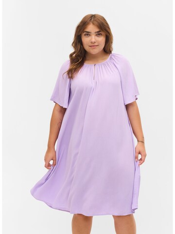 Robe d’été 'Erose' Zizzi en violet : devant