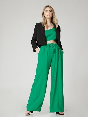 Wide Leg Pantalon 'Kasumi' Guido Maria Kretschmer Women en vert