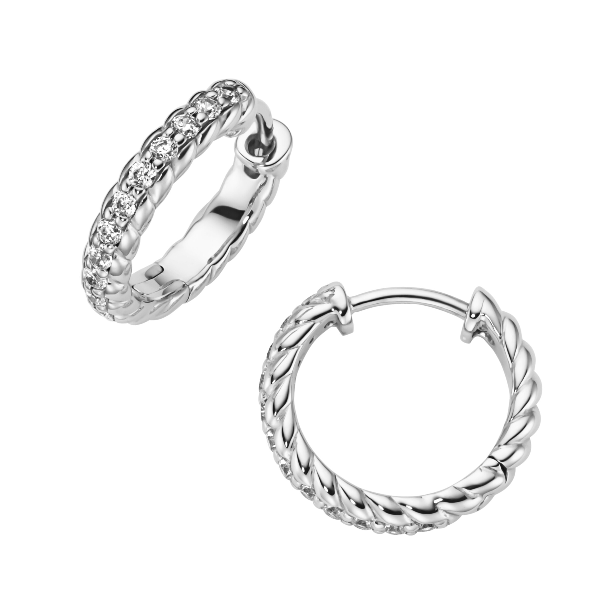 FIRETTI Earrings in Silver: front