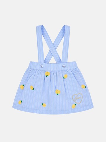 GUESS KIDS Zestaw 'SET SS BODY+POPLIN SKIRTALL' w kolorze niebieski
