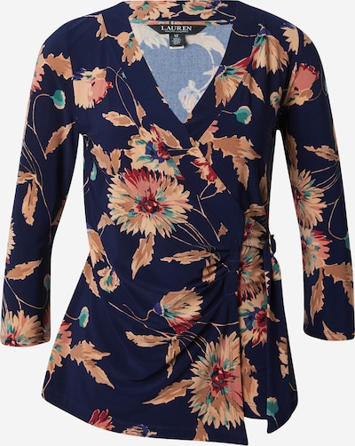 Lauren Ralph Lauren Shirt in de kleur Sand / Navy / Lila / Rosa, Productweergave