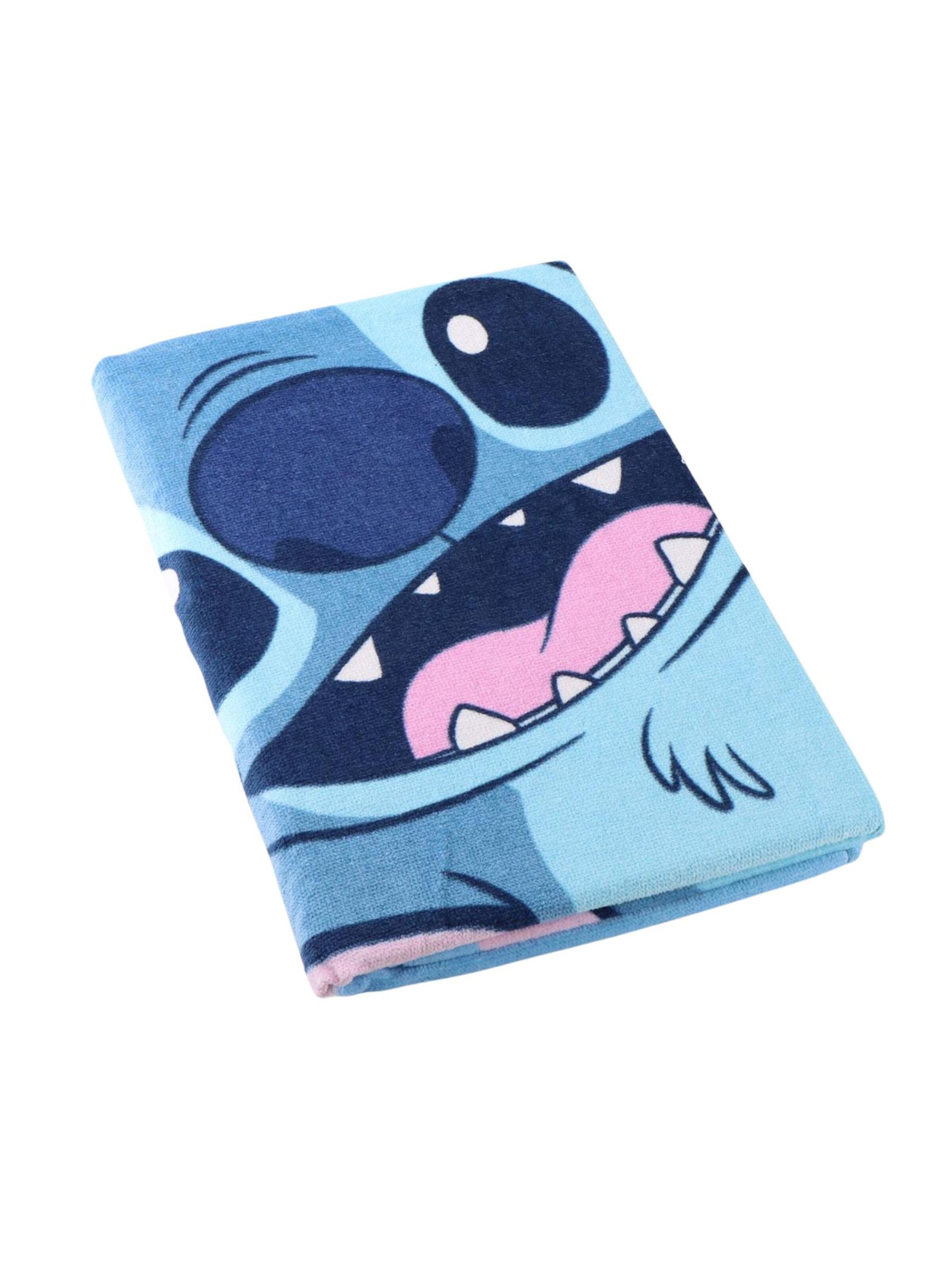 Serviette de plage 'Stitch Baumwoll-Handtuch' DISNEY en bleu