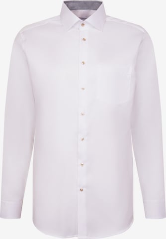 Chemise business 'SMART ESSENTIALS' SEIDENSTICKER en blanc : devant