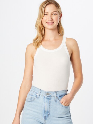 American Eagle Top in White: front