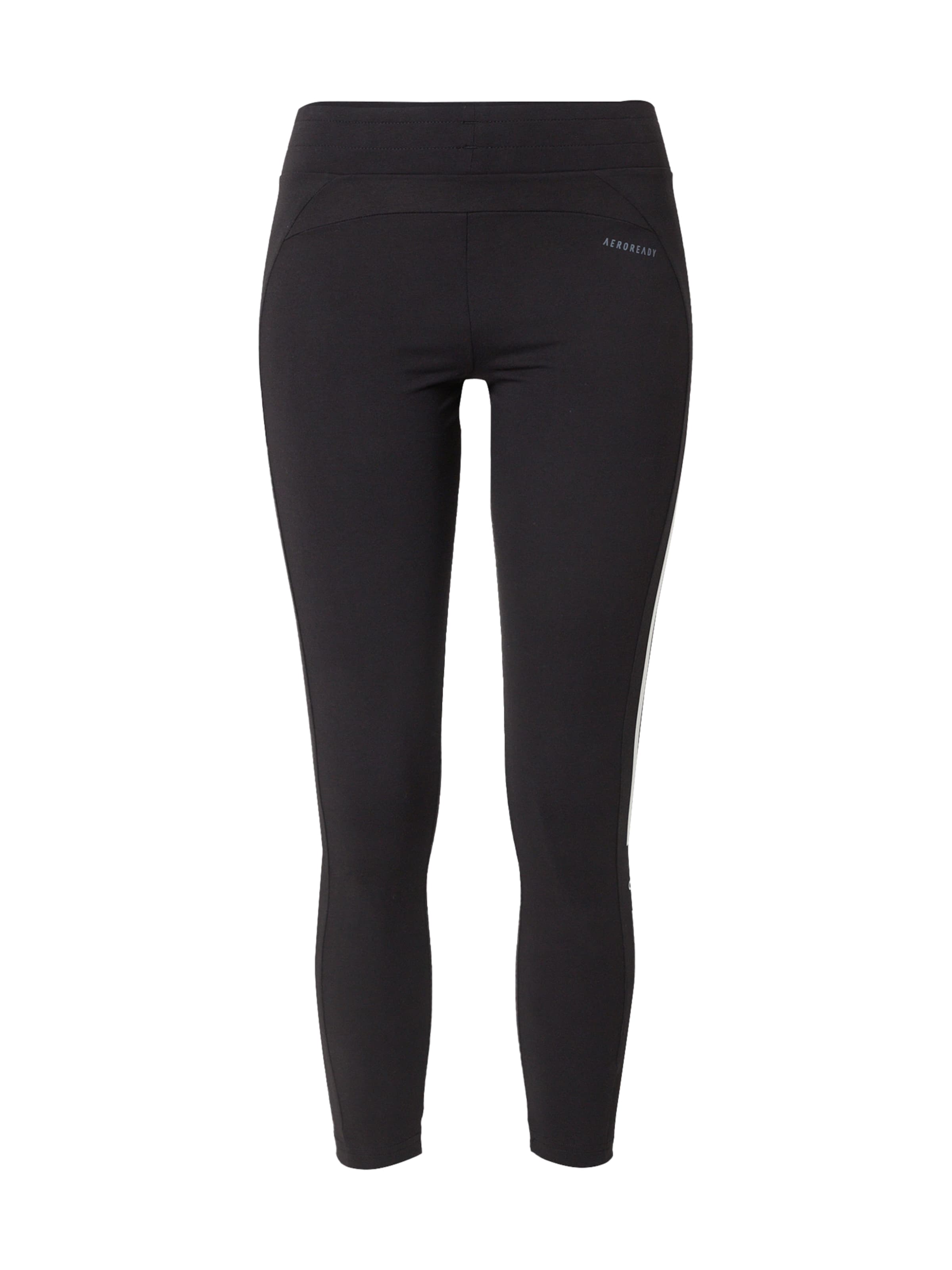 ADIDAS SPORTSWEAR - Skinny Calças de desporto 'Aeroready Designed To Move -Touch' em preto: frente