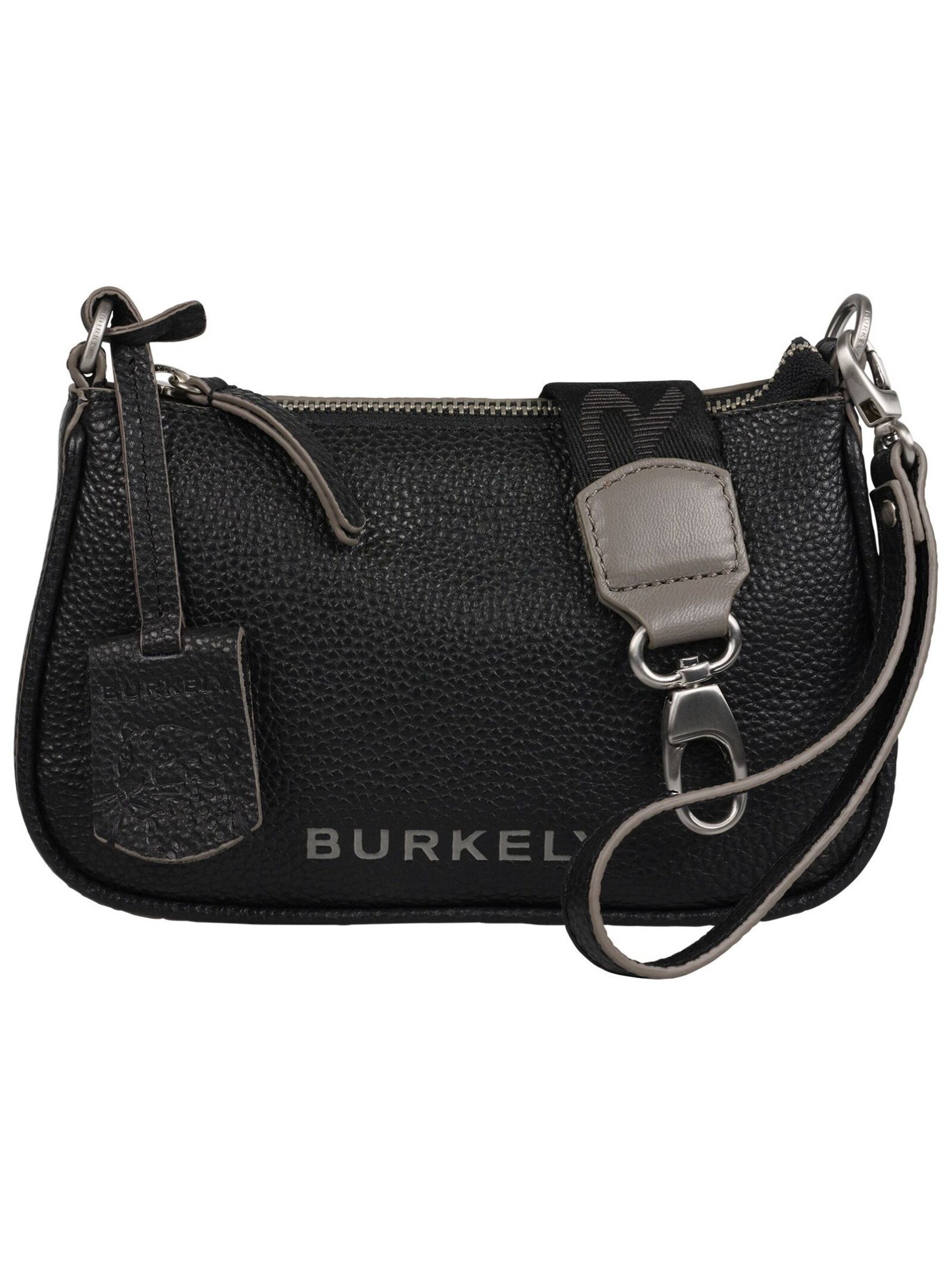 Borsa a tracolla di Burkely in nero: frontale