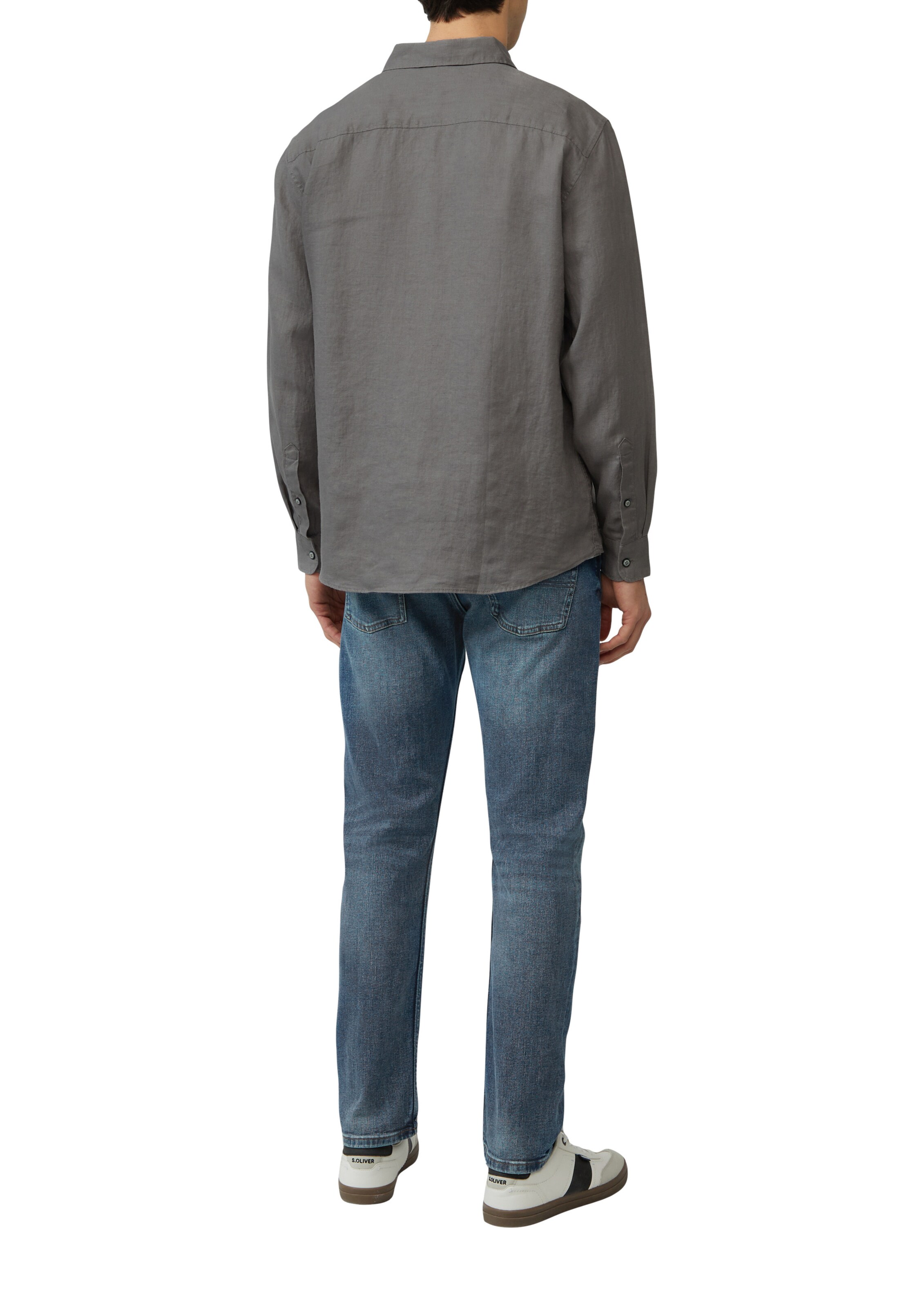 s.Oliver Regular Fit Hemd in Grau