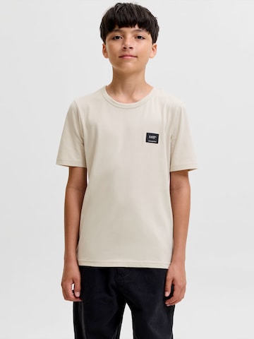 T-Shirt 'JJCLEVELAND' Jack & Jones Junior en beige : devant