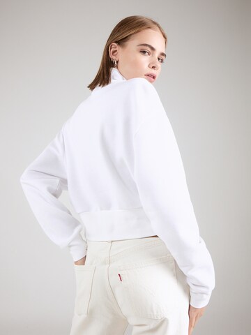 Sweat-shirt 'Graphic Sara 1/4 Zip' LEVI'S ® en blanc