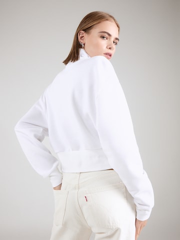 LEVI'S ® Sweatshirt 'Graphic Sara 1/4 Zip' i hvid