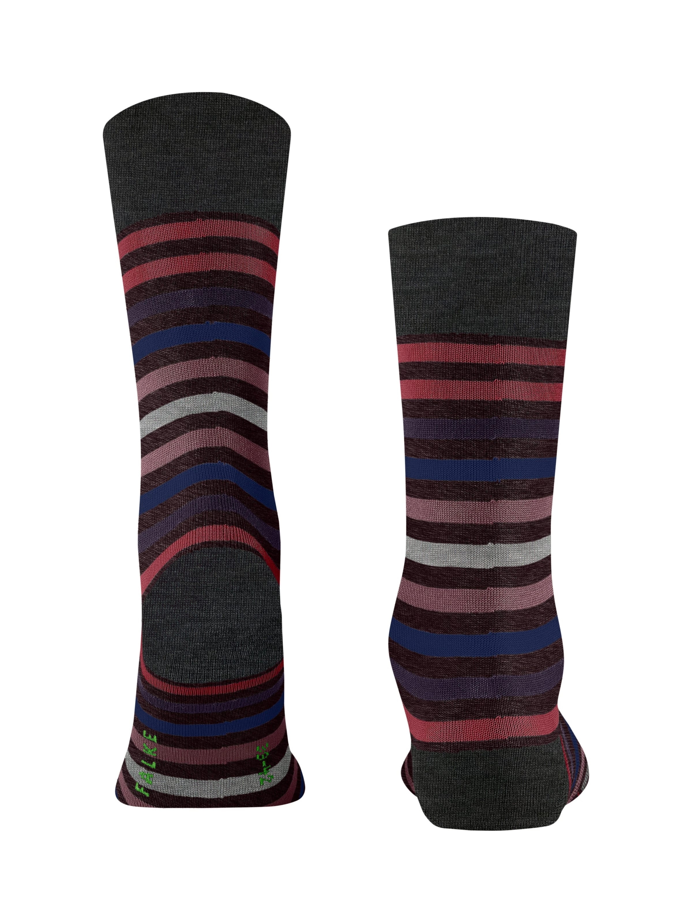 FALKE Socken 'Tinted Stripe'‌‌‌‌‌‌‌ in Rot