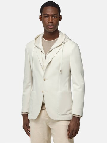 Coupe regular Veste de costume Boggi Milano en beige : devant