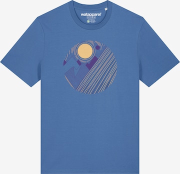 T-Shirt 'Geometric Landscape 3' Watapparel en bleu : devant