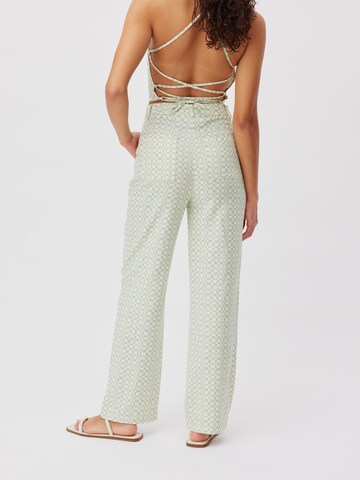 Wide Leg Pantalon 'Eske' LeGer by Lena Gercke en vert