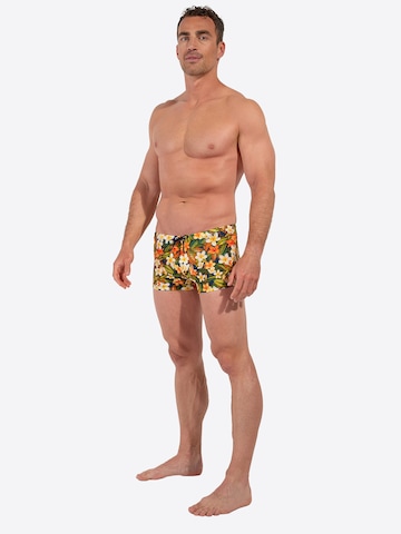 HOM Badeshorts ' Swim Shorts Etna ' in Grün