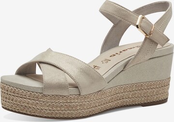 TAMARIS Sandaal in Beige: voorkant