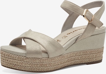 TAMARIS Sandaal in Beige: voorkant