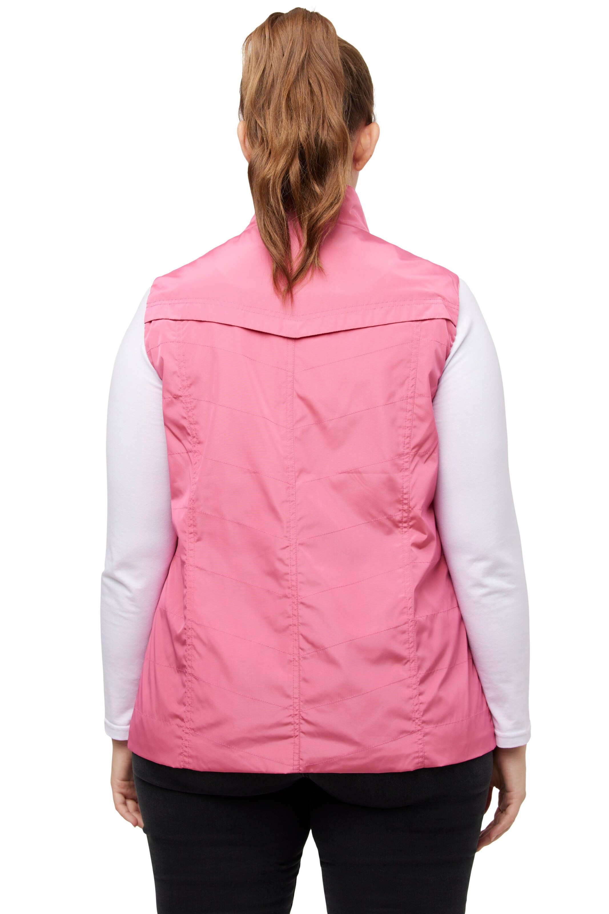 Ulla Popken Vest in Pink