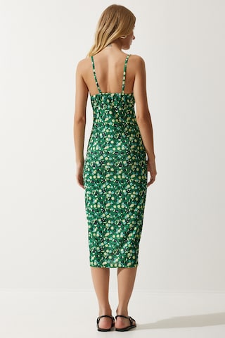 Happiness İstanbul Лятна рокля в зелено