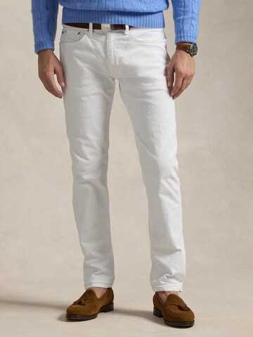 Polo Ralph Lauren Slim fit Trousers 'SSULLIVAN' in White: front