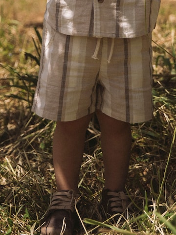 Lil'Atelier - Loosefit Pantalón en blanco: frente