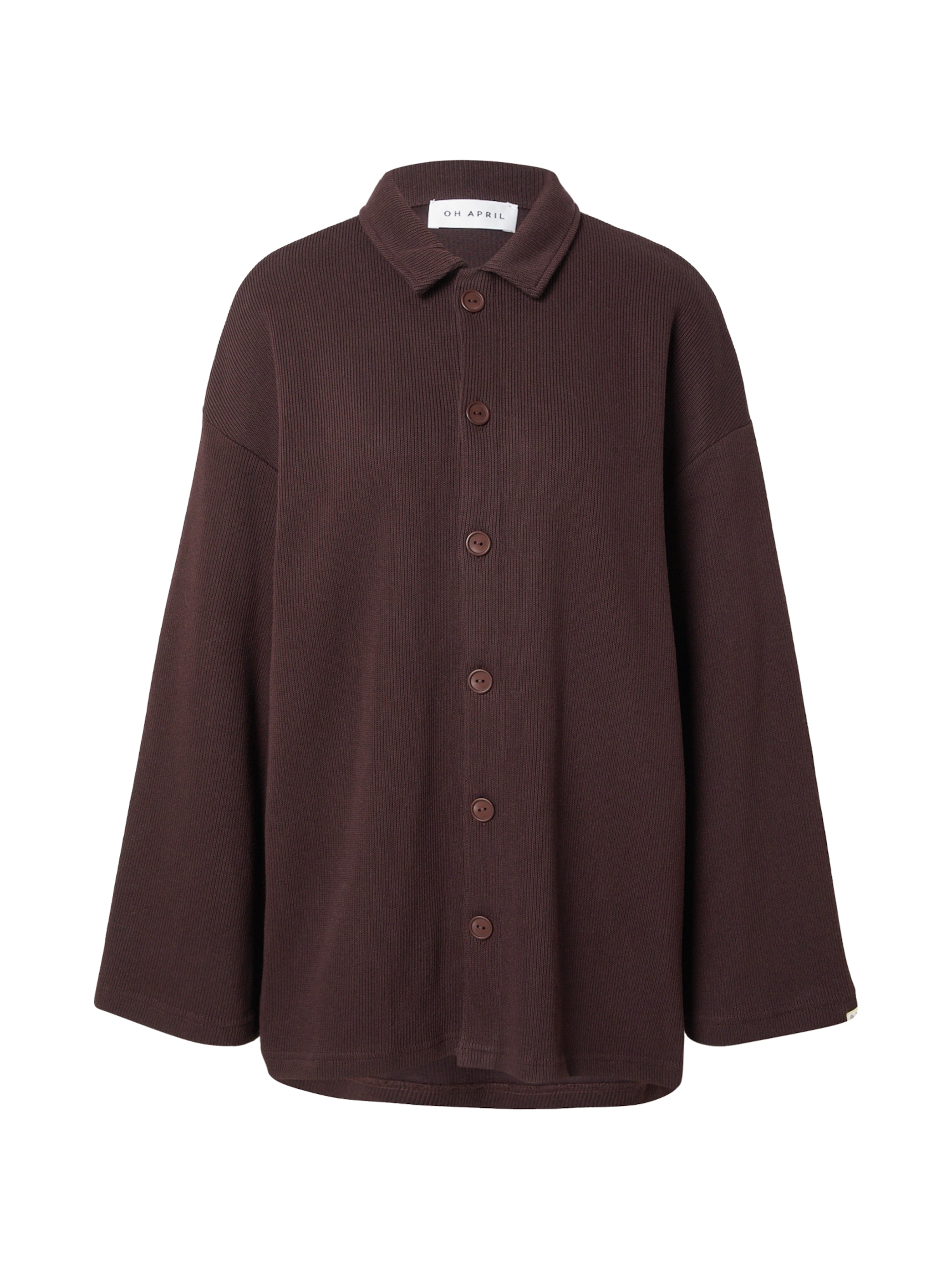 OH APRIL Blūze 'Fleur', krāsa - tumši brūns, Preces skats