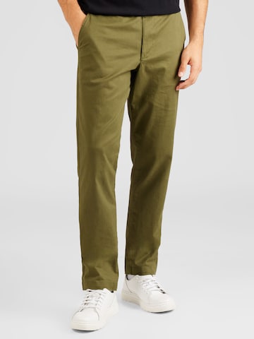 GAP Slimfit Chino kalhoty – zelená: přední strana