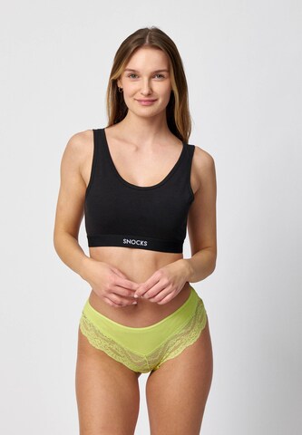 SNOCKS Boyshorts 'Spitze' in Green