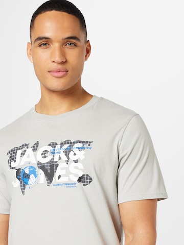 JACK & JONES Tričko 'DUST' – modrá