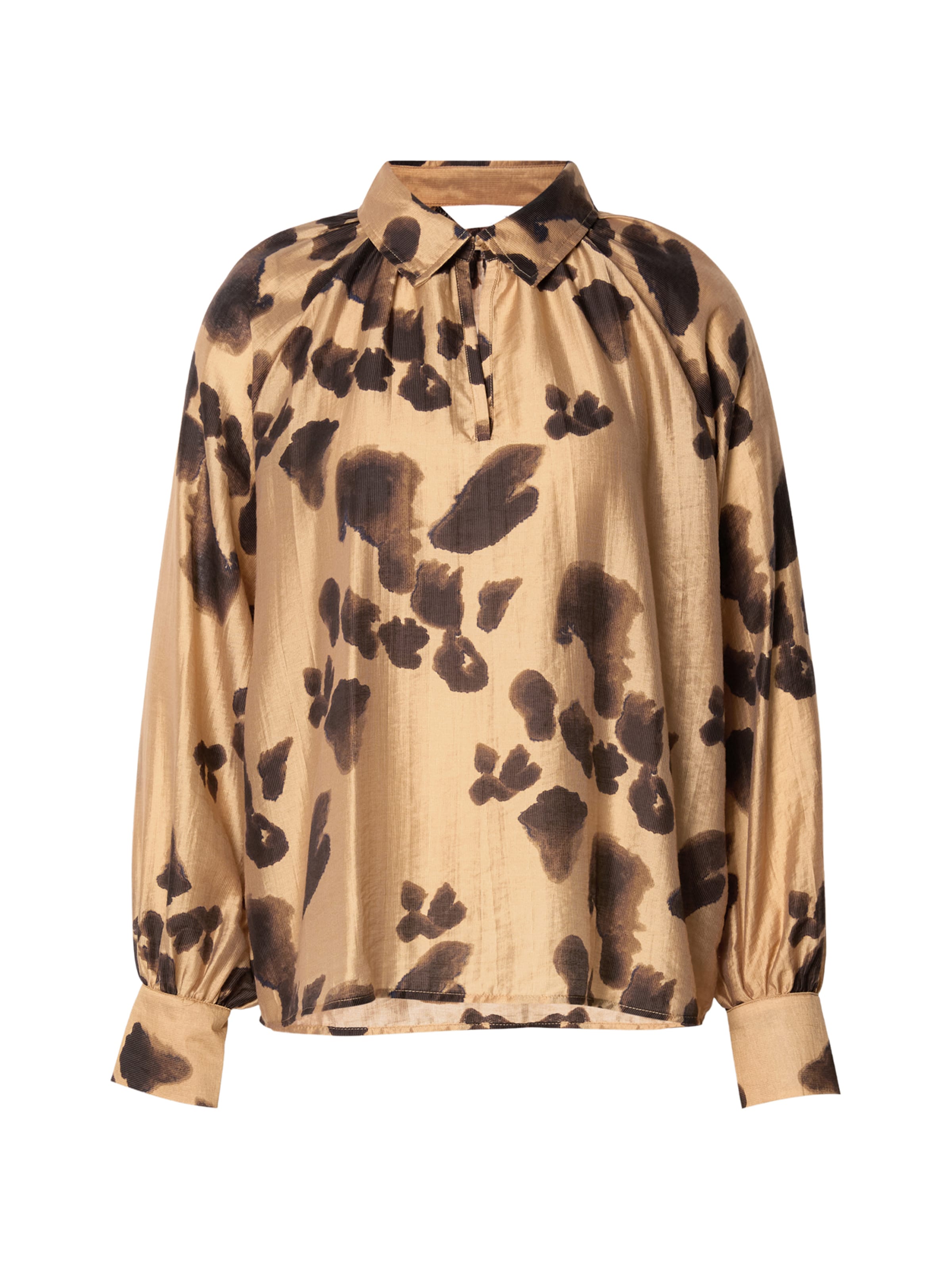 MSCH COPENHAGEN Bluse 'Nilla Romina' i brun: forside