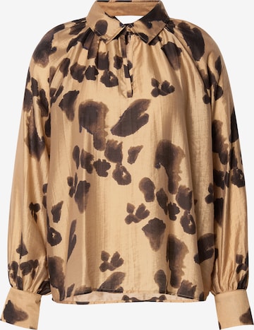 MSCH COPENHAGEN Pusero 'Nilla Romina' värissä ruskea: etupuoli