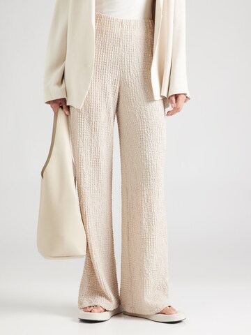ABOUT YOU Wide leg Παντελόνι 'Nalani' σε μπεζ: μπροστά
