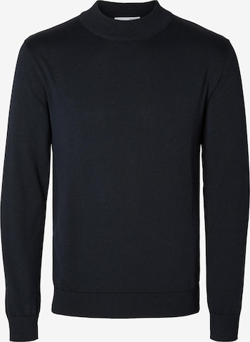 Pull-over 'Robert' SELECTED en bleu : devant