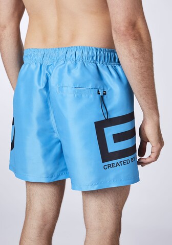 CHIEMSEE Athletic Swim Trunks in Blue