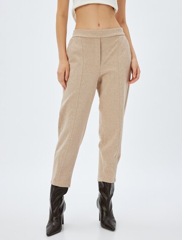 Koton Regular Trousers in Beige: front