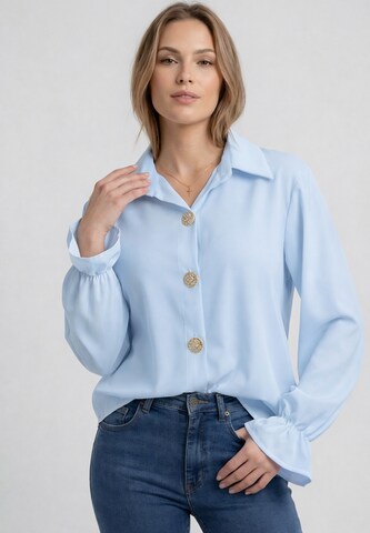 Elara Blouse in Blue