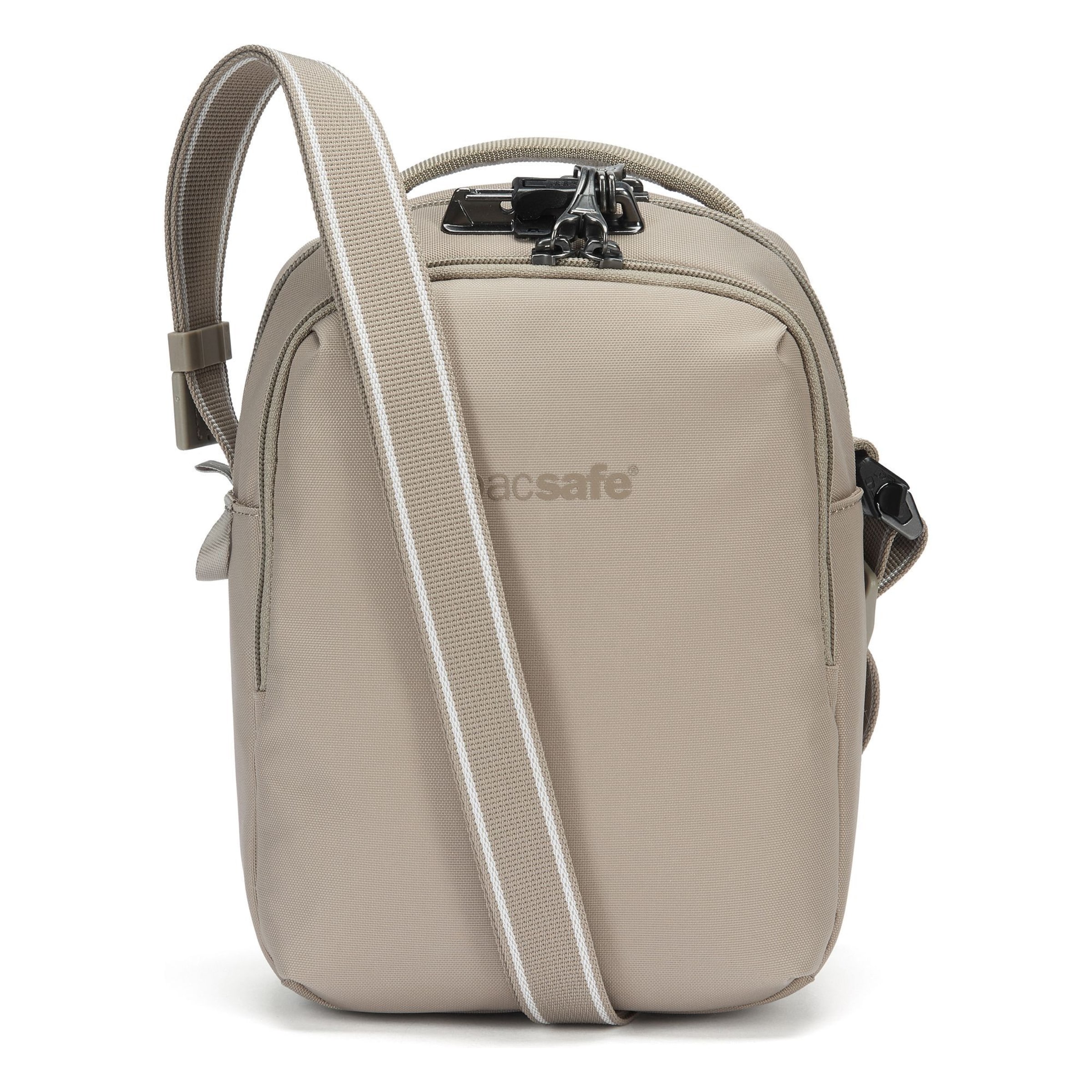 Pacsafe Umhängetasche 'Pacsafe' in Beige: Vorderseite