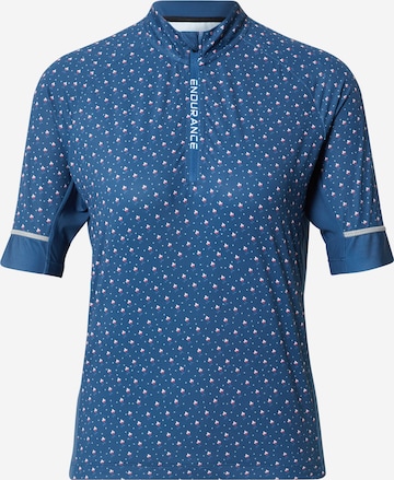 ENDURANCE Performance Shirt 'Jette' in Blue: front