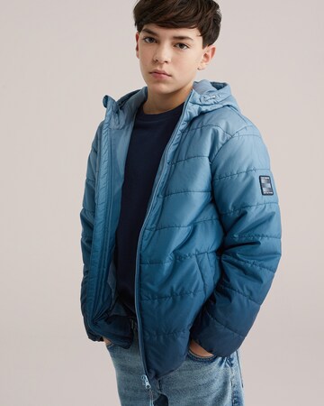 WE Fashion Jacke in Blau: Vorderseite