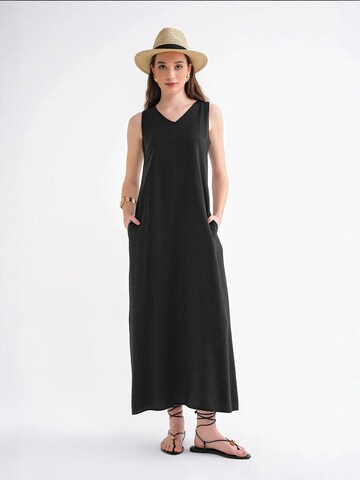 Robe d’été MixRay en noir : devant