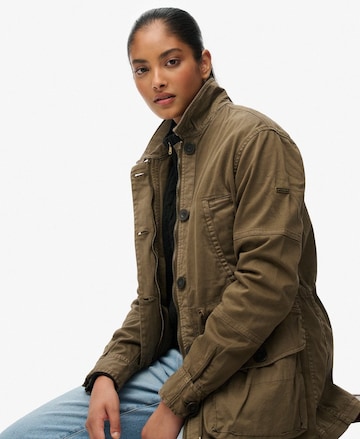 Parka mi-saison Superdry en vert