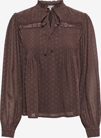 Camicia da donna 'ONLMADONNA' di ONLY in marrone: frontale