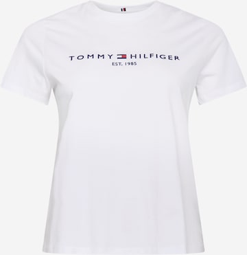 Tommy Hilfiger Curve T-Shirt in Weiß: front