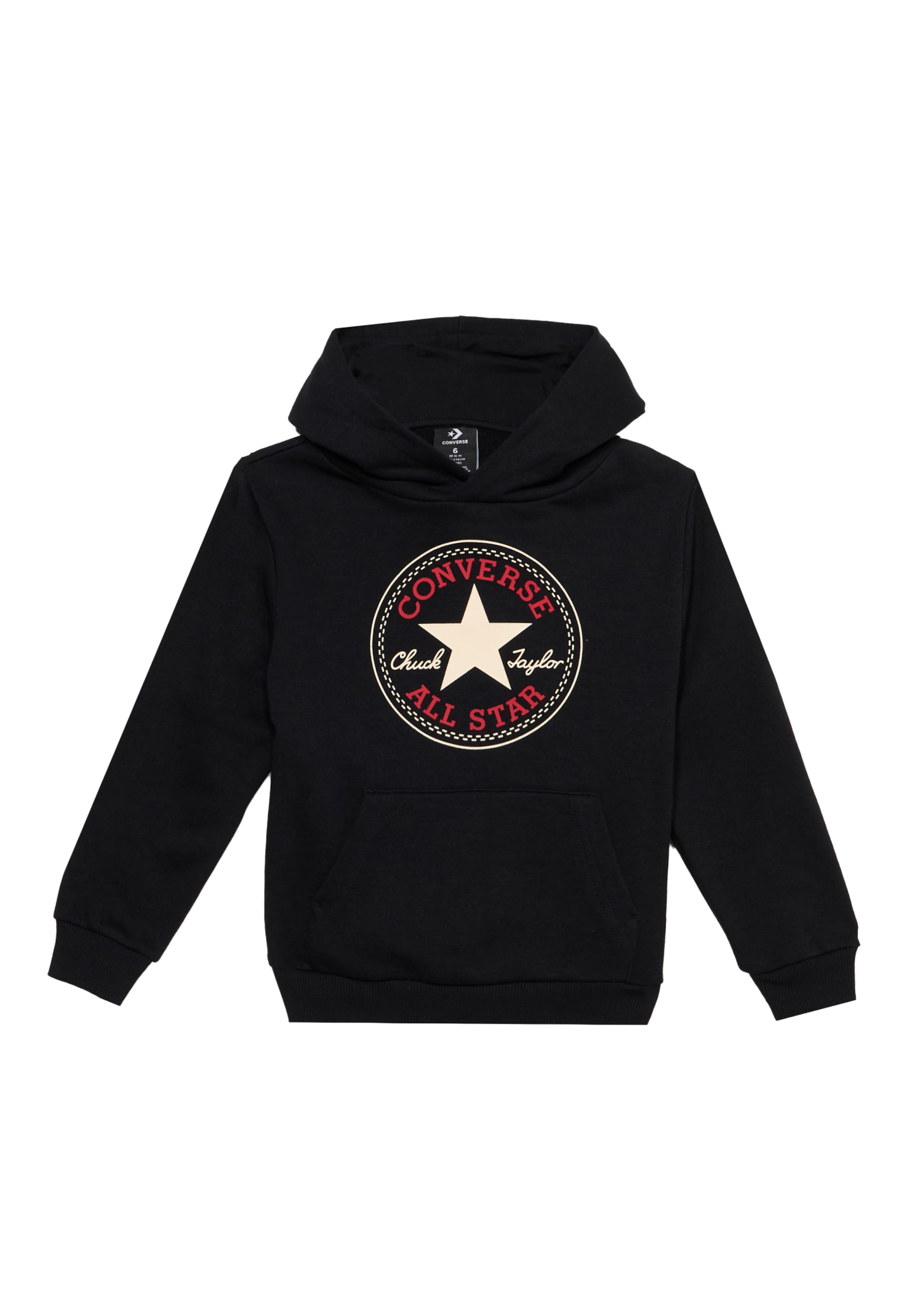 CONVERSE Bluza w kolorze czarny: przód